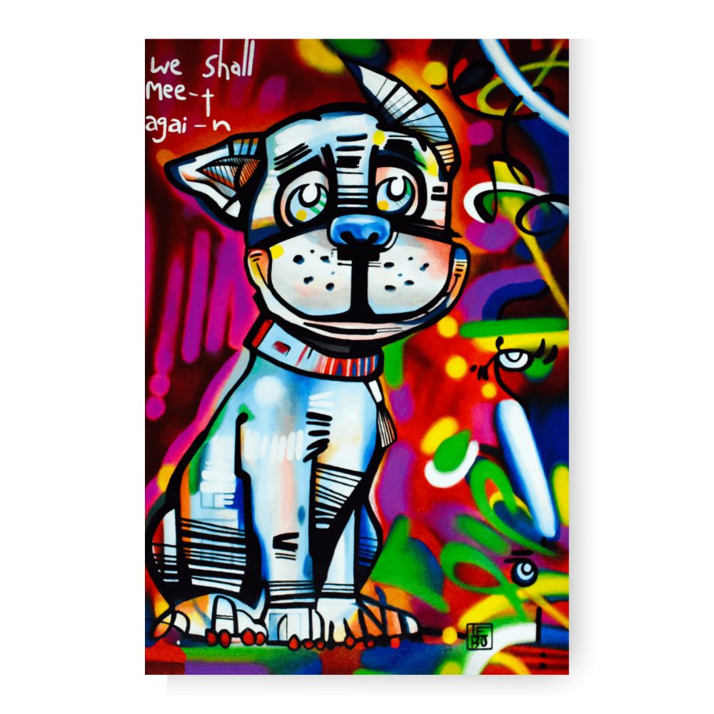 We Shall Meet Again - LEBO Steel Mineral Print